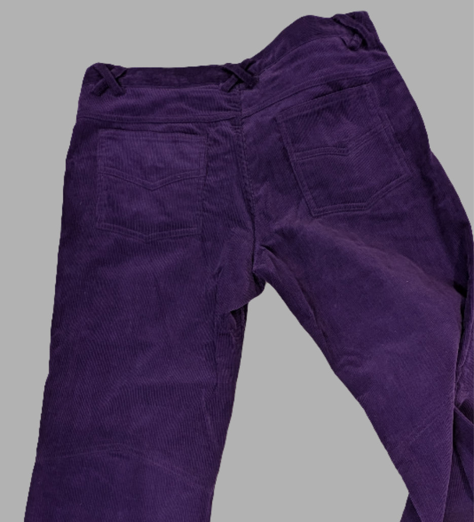 Corduroy Western Cropped Bootcuts