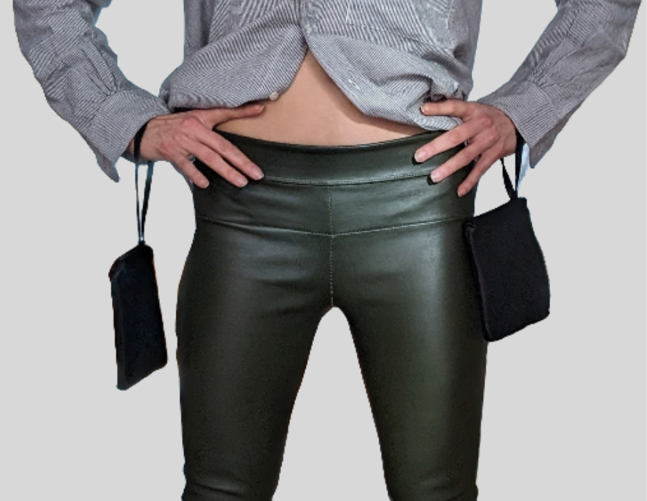 Wristlet, Stretch Leather.