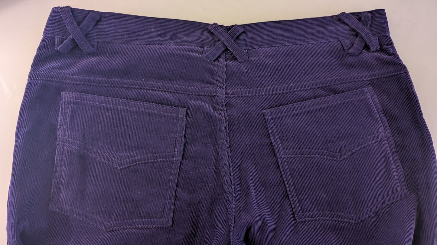 Corduroy Western Cropped Bootcuts