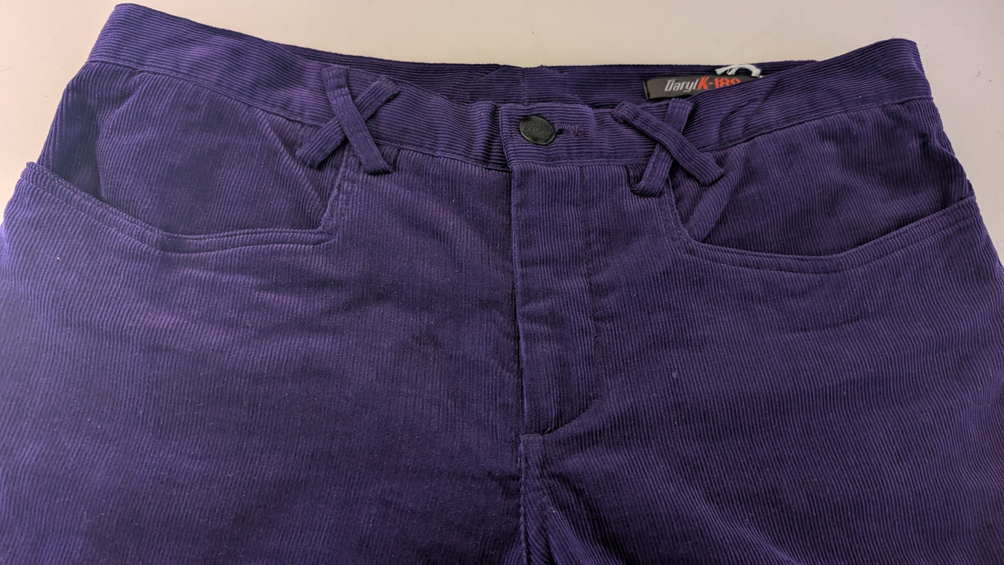 Corduroy Western Cropped Bootcuts
