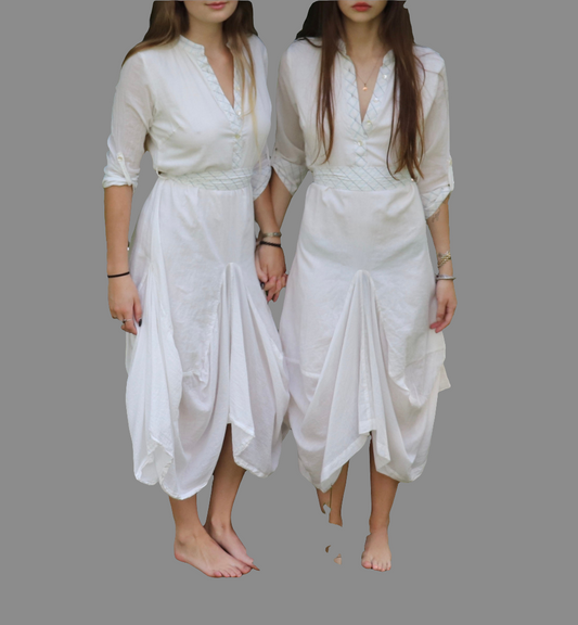 Market Dress. Cotton Voile.