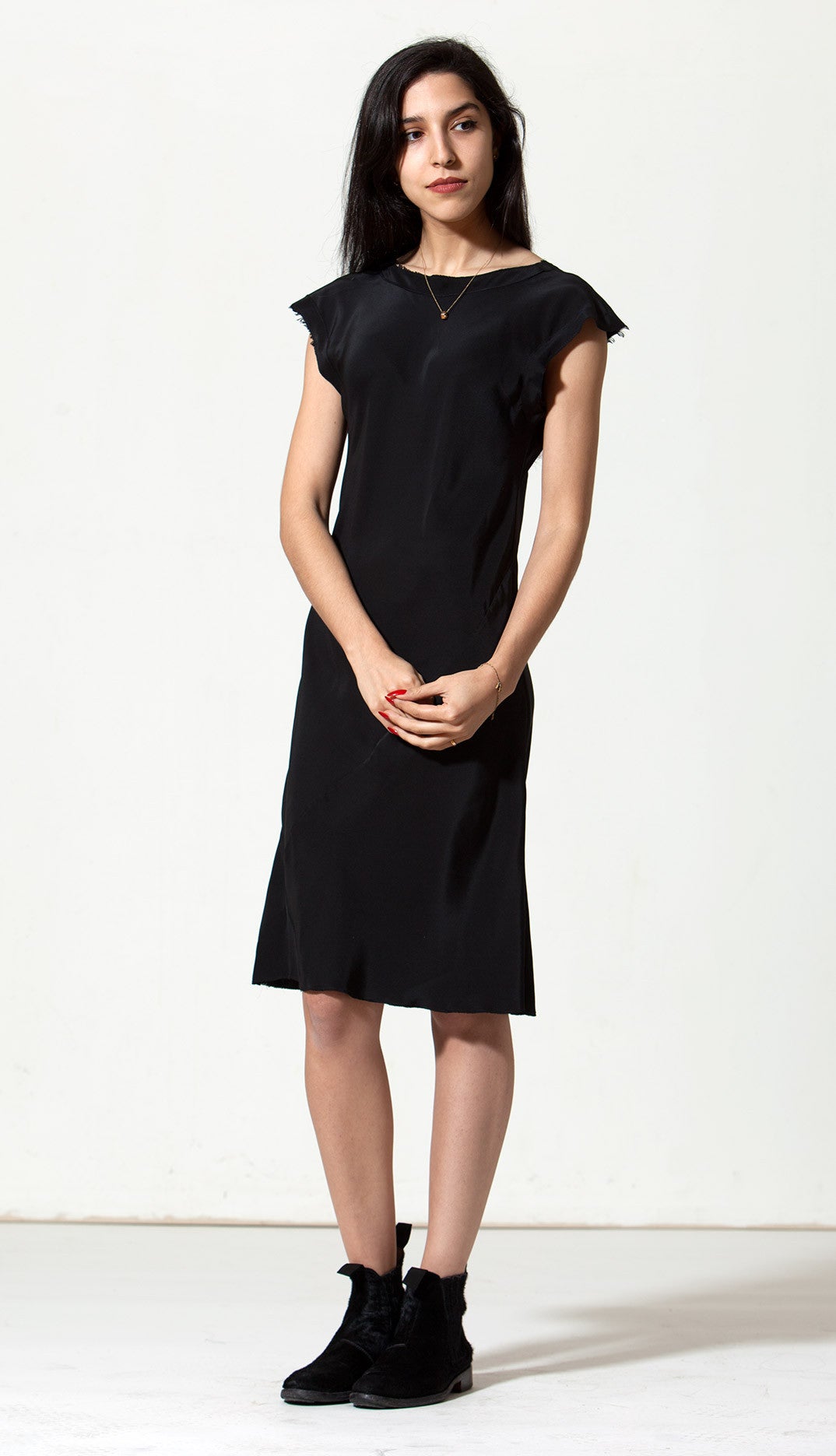 Rodilla Dress: Black