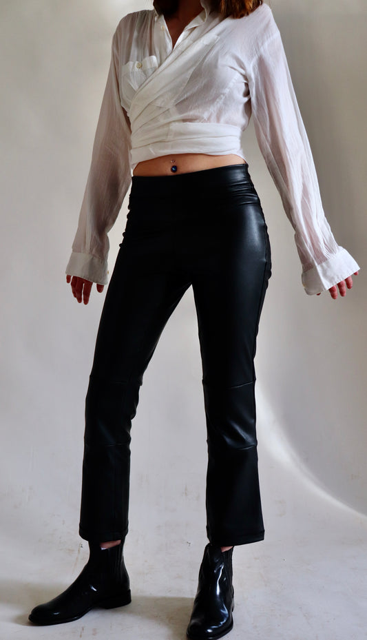 Unleather (Vegan) Cropped Bootlegging