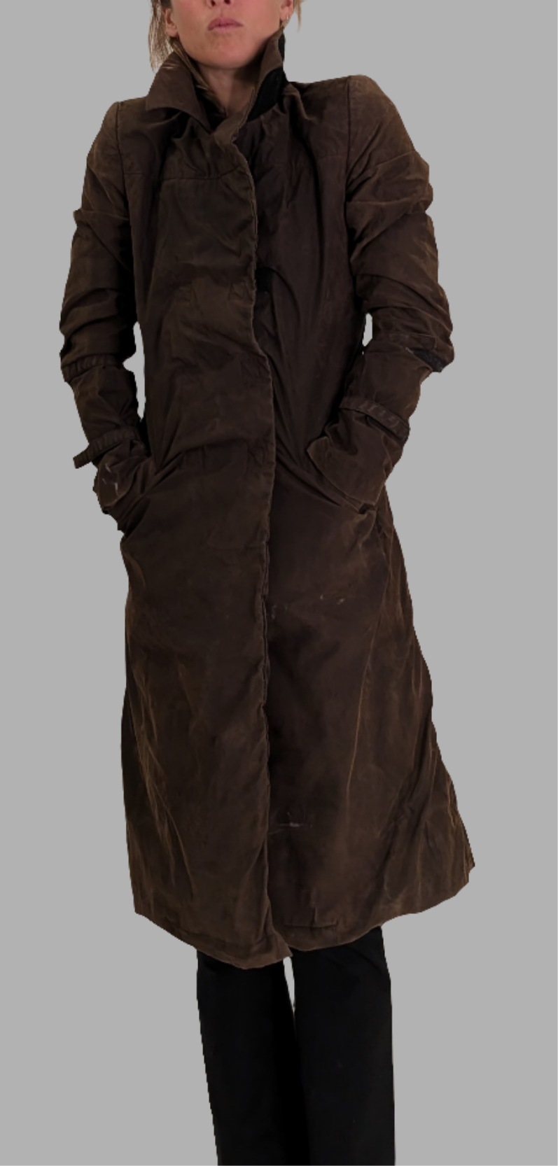 Spy Coat 1998. Chocolate.