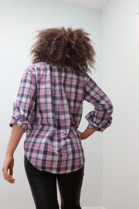 Maguire Shirt Pink/Grey Plaid