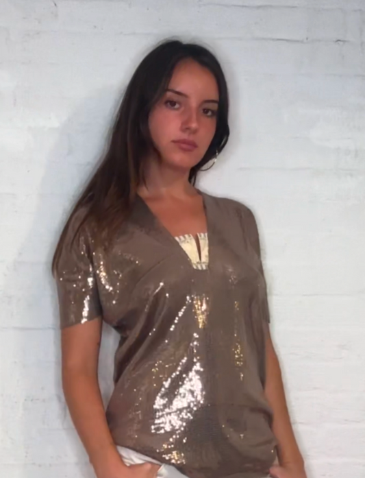Sequinned T Shirt