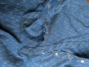 Indigo Ikat Detail.