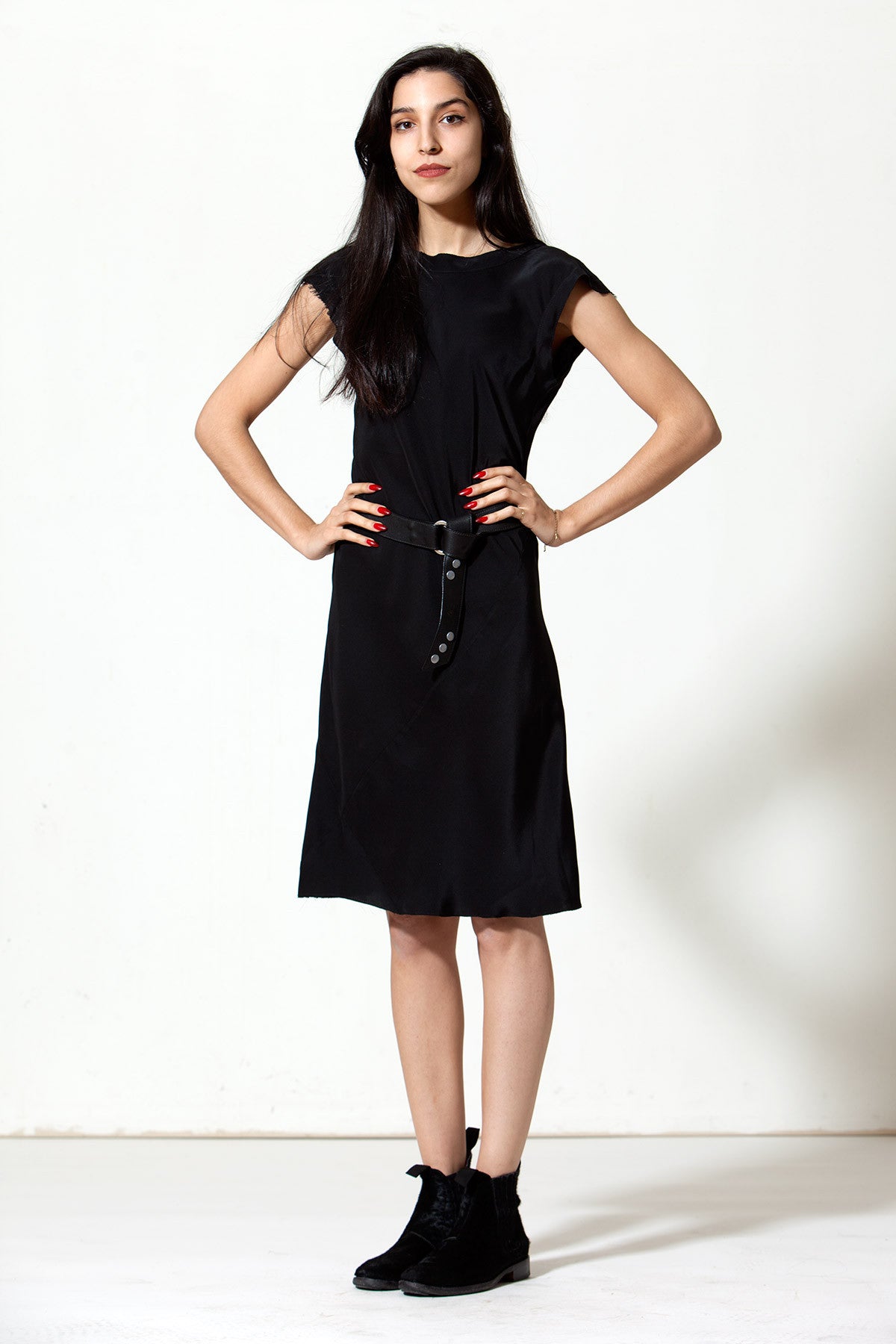 Rodilla Dress: Black
