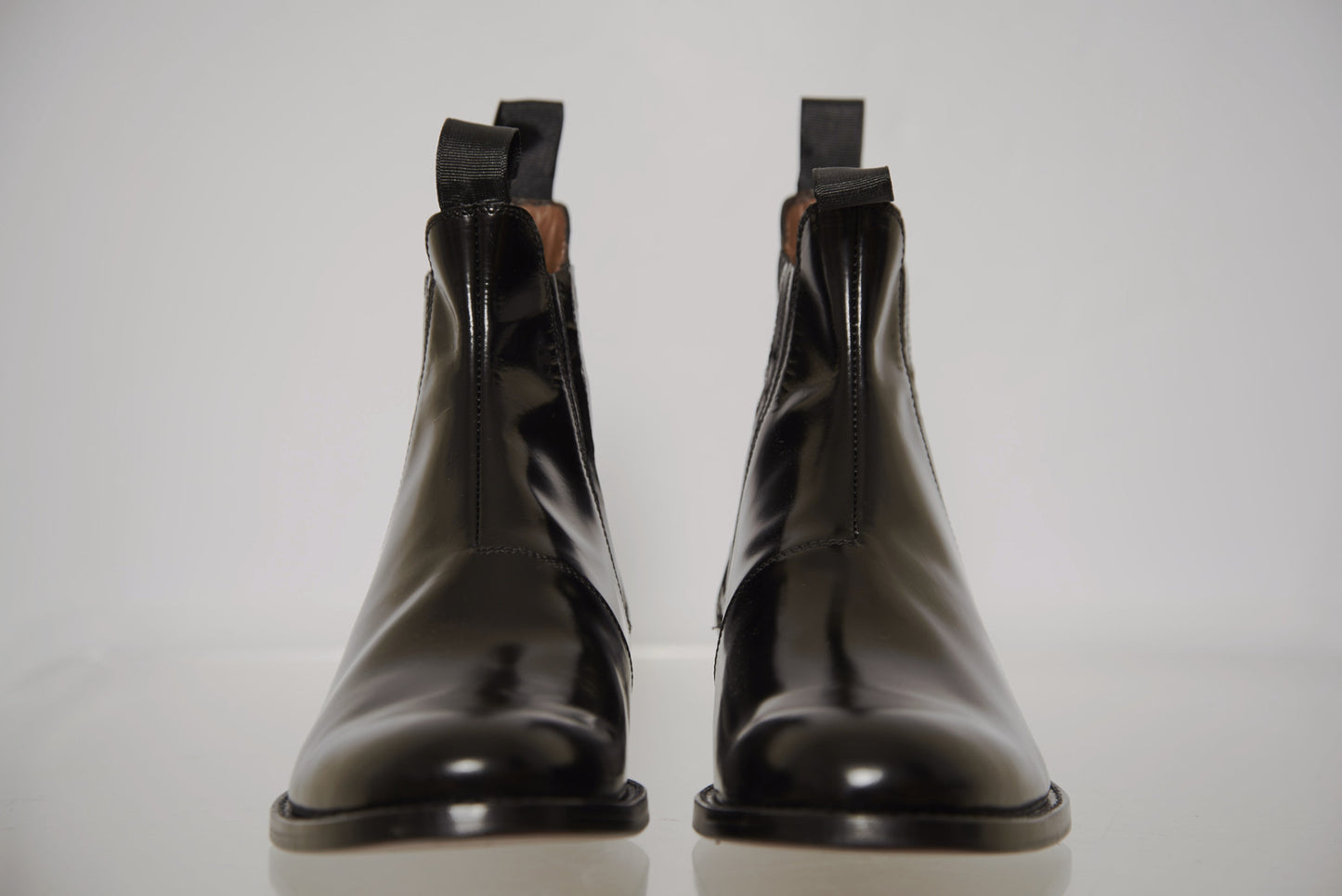 Chelsea Girl Boot. Black Spazzolato