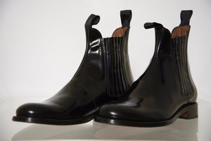 Chelsea Girl Boot. Black SpazzolatoChic and versatile, the smooth ...