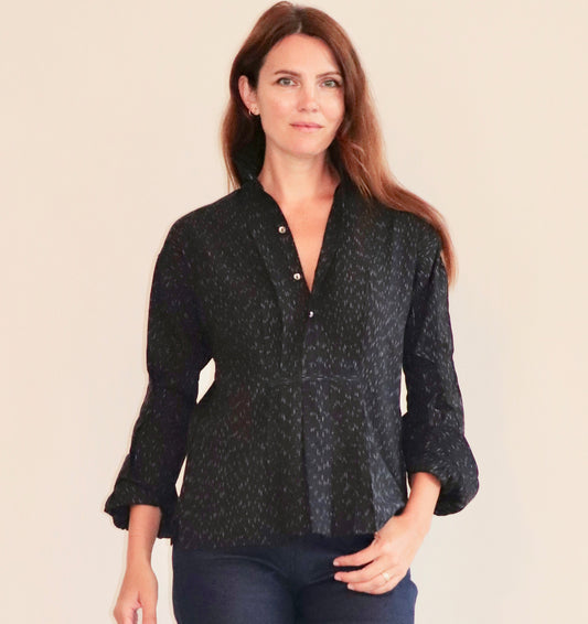 Gentlewoman Shirt, Cotton Ikat