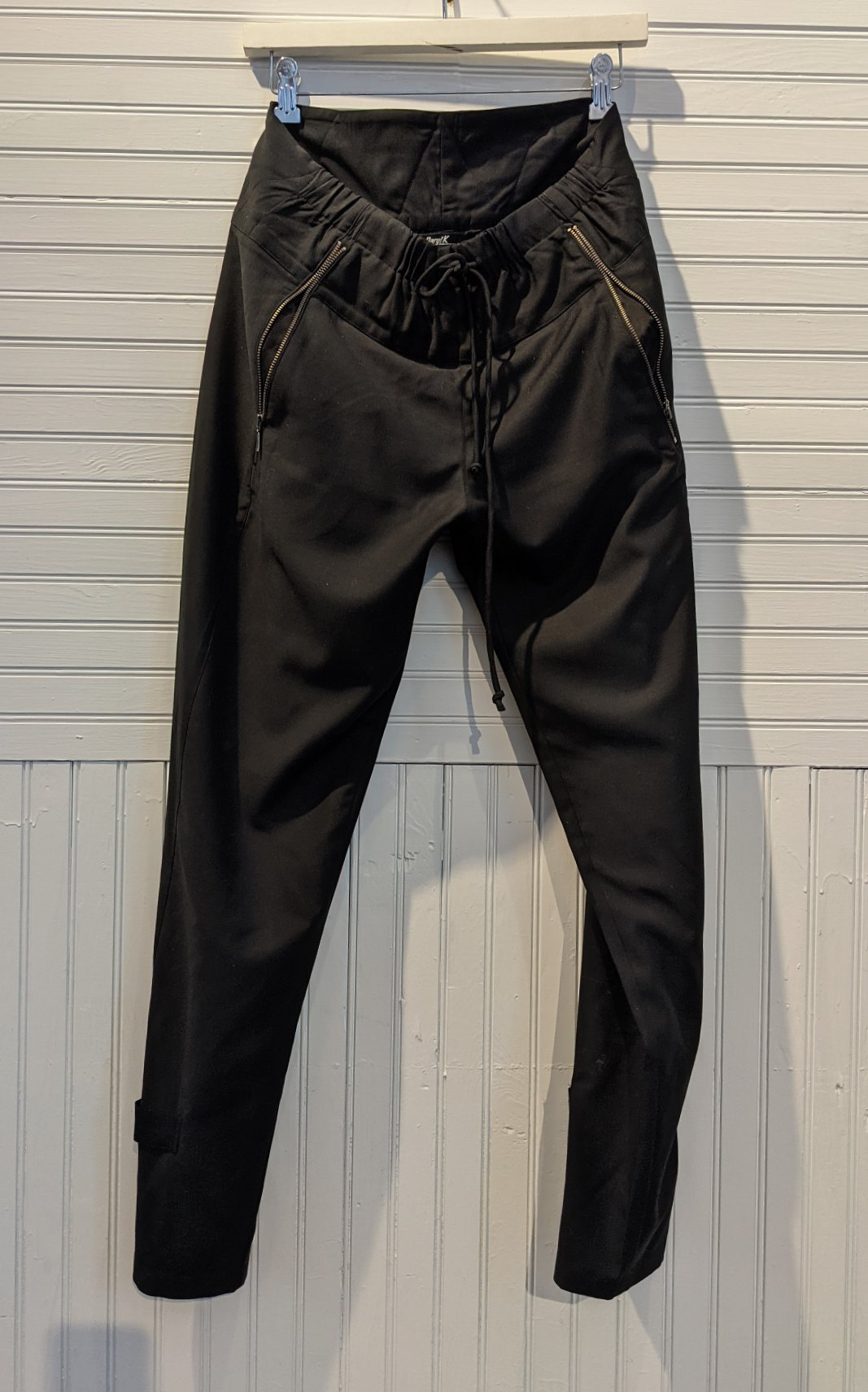 Drawstring Waist Pants - Matte Satin Cupro.