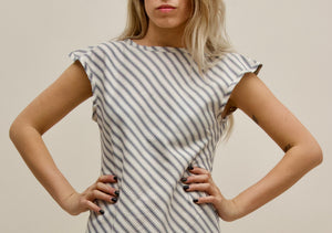 Rodilla Dress Ticking Striped Cotton