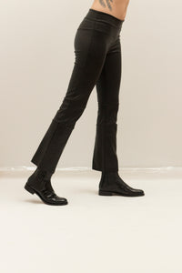 Chelsea Girl Boot. Black Spazzolato